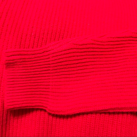 PHILOSOPHY V-NECK GOLD GROMMET RED SWEATER SIZE M - Picture 5 of 8